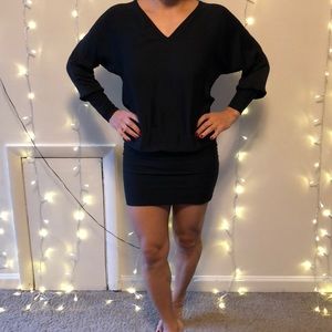 Black long sleeve dress